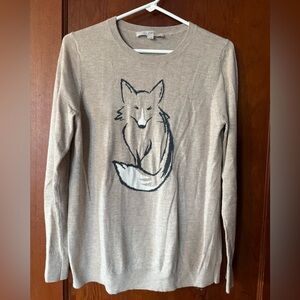LOFT Beige Knit Sweater